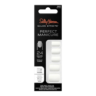 Sally Hansen Salon Effects Perfect Manicure False Nails Kit - Square - Get Mod (001) - 24's