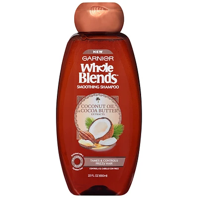 Garnier Whole Blends Smoothing Shampoo - Coconut Oil & Coconut Butter - 650ml