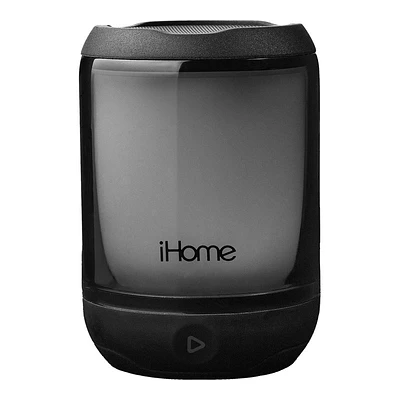 iHome Play Mini Rechargeable Colour-Changing Waterproof Bluetooth Speaker - Black - iBT800B