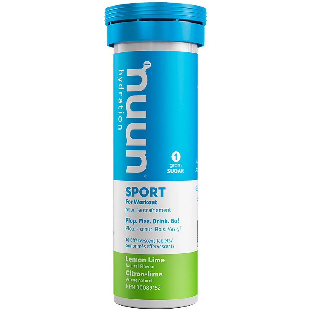 Nuun Active Effervescent Electrolyte Supplement - Lemon Lime - 10s