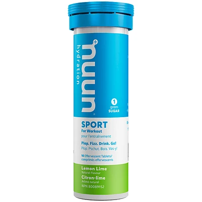 Nuun Active Effervescent Electrolyte Supplement - Lemon Lime - 10s