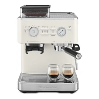 KitchenAid Coffee Machine with Cappuccinatore - Porcelain - KES6551PL