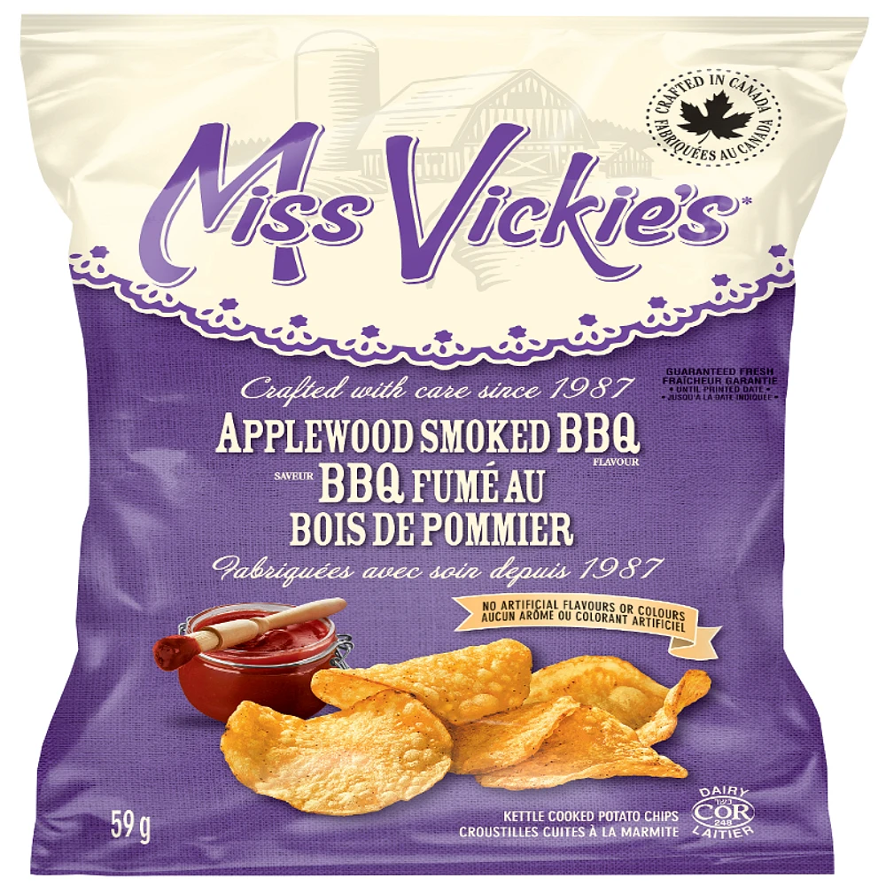 Miss Vickie's Potato Chips - Applewood Smoked BBQ - 59g