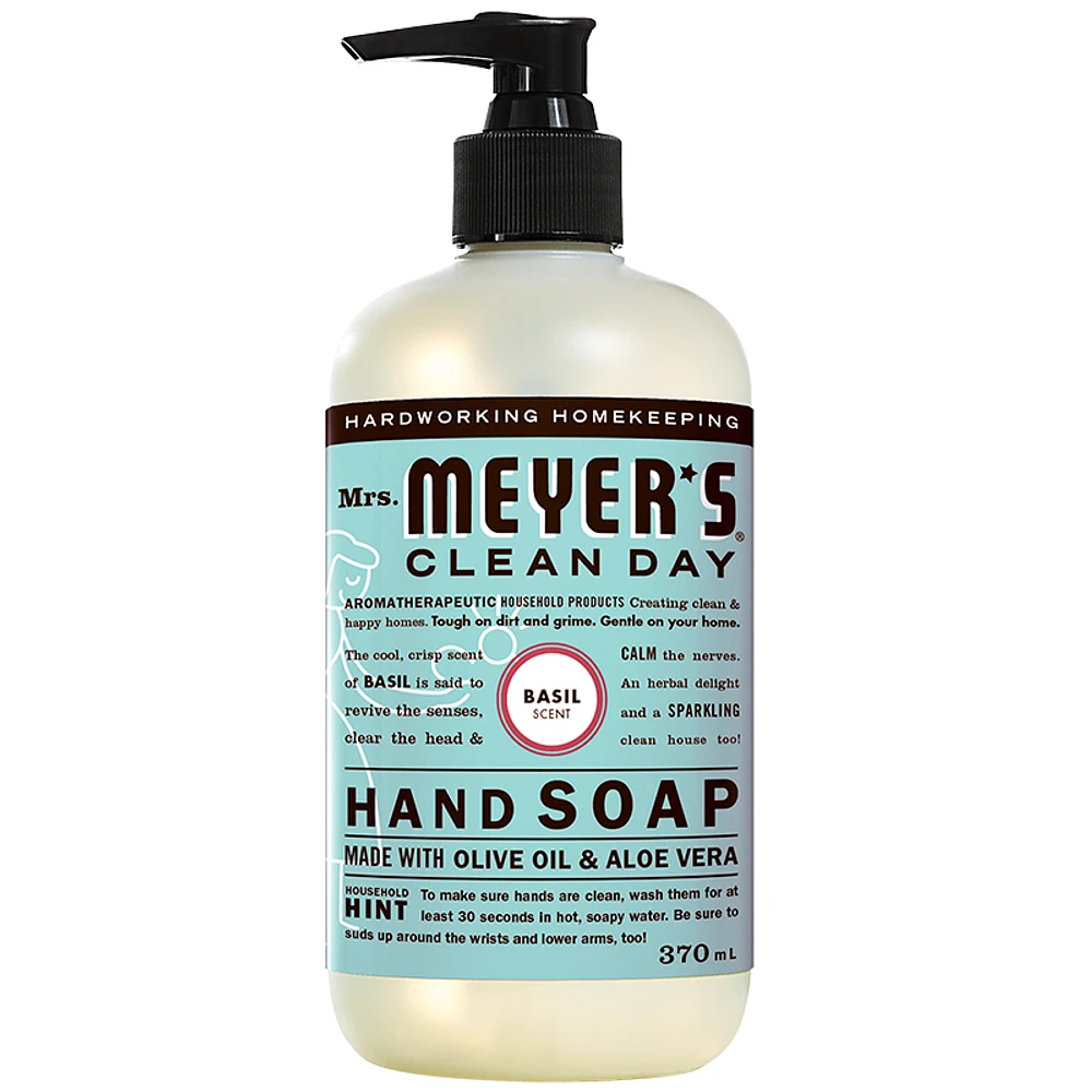 Mrs. Meyer's Clean Day Hand Soap - Basil - 370ml