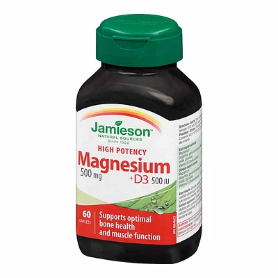 Jamieson Magnesium 500mg - 60s