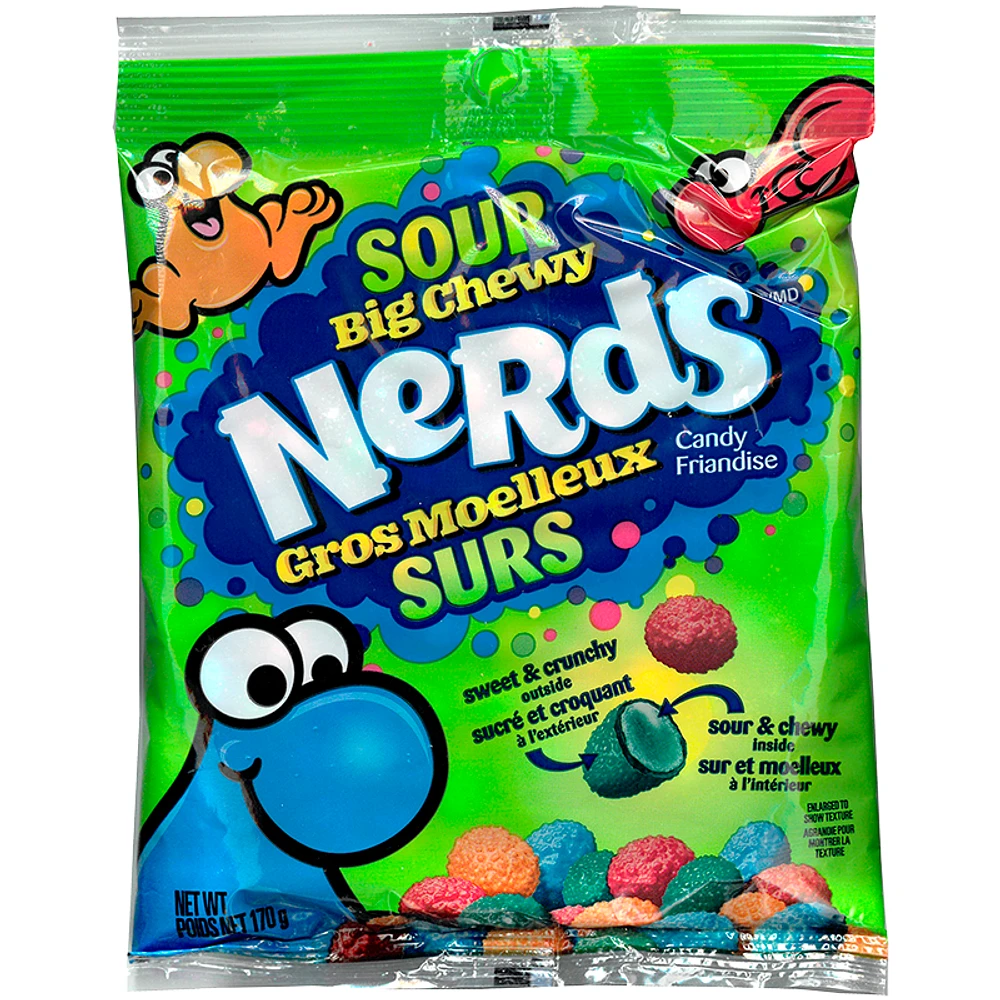 Ferrera Big Chewy Nerds - Sour - 170g