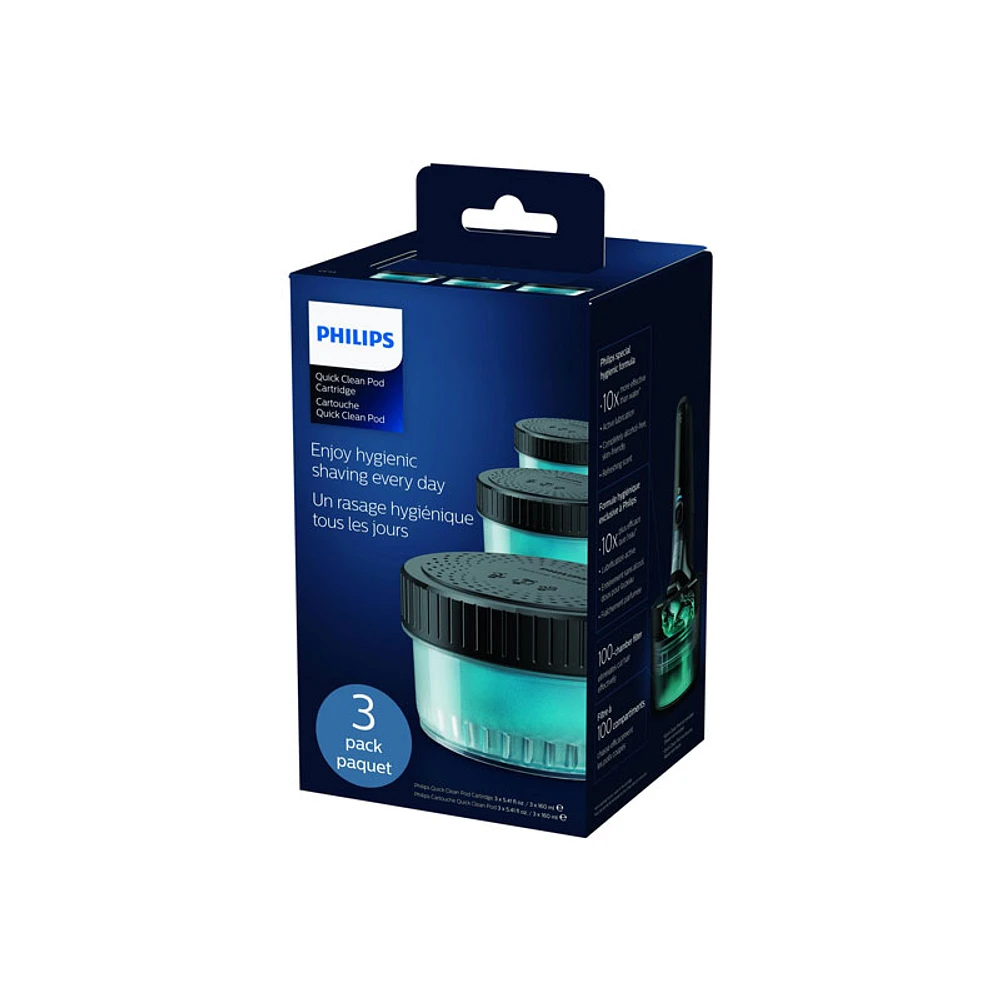 Philips Quick Clean Pod Cartridge - 3 pack - CC13/53