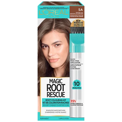 L'Oreal Magic Root Rescue Root Colouring Kit - 5A Medium Ash Brown