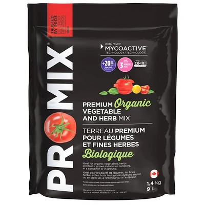 Pro-Mix Premium Organic Vegetable and Herb Mix - 9L