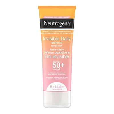 Neutrogena Invisible Daily Defence Sunscreen - SPF 50+ - 88ml