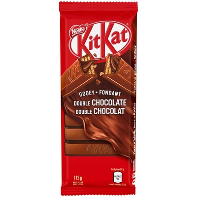 NESTLE KitKat Candy Bar - Gooey Double Chocolate - 112g