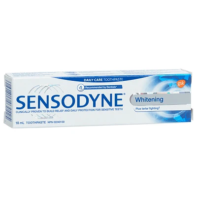 Sensodyne Whitening Toothpaste - Mint - 18ml