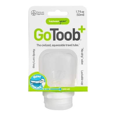Go Toob+ Squeezable Travel Tube - Clear - 53ml