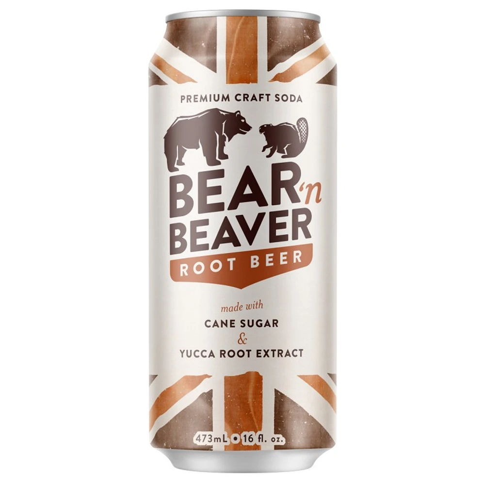 Bear n Beaver Soda - Root Beer - 473ml