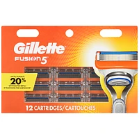 Gillette Fusion5 Men's Razor Blade Refills - 12s