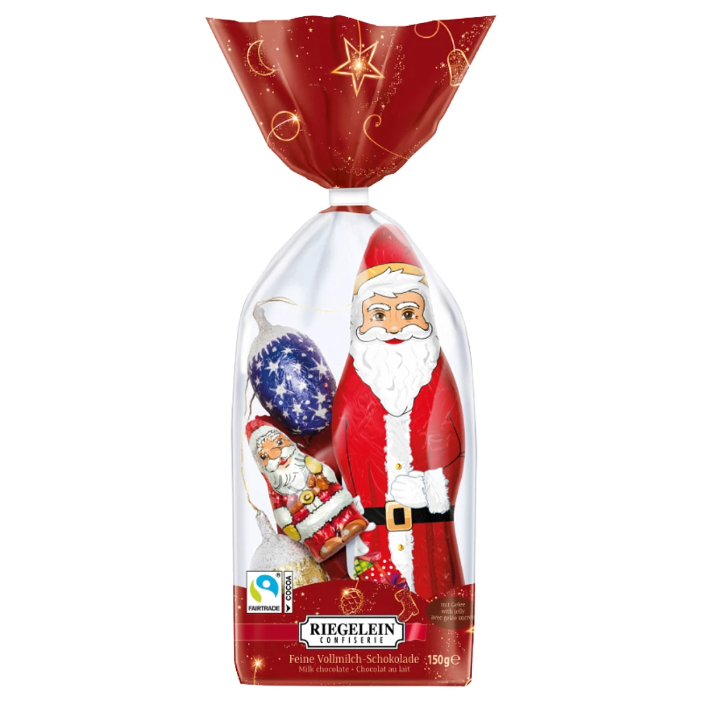 Ritter Sport Christmas Chocolate Bag - Assorted - 150g