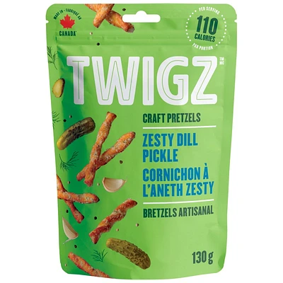 Twigz Pretzels Dill Pickle - 130gram