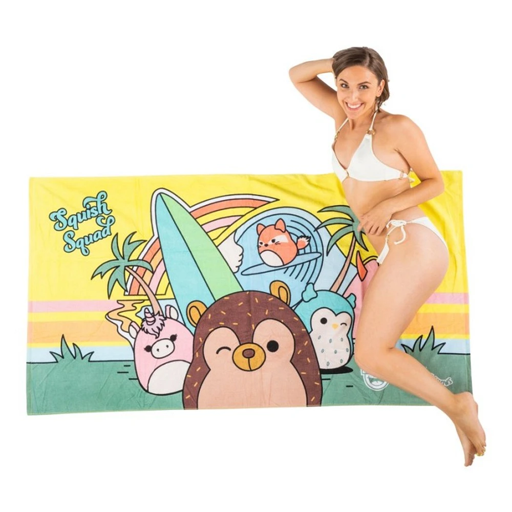 Squishmallows Squish Squad Beach Towel