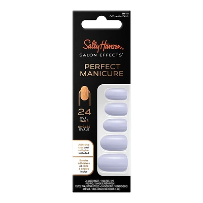 Sally Hansen Salon Effects Perfect Manicure False Nails Kit - Oval - O-zone You Didn't (111) - 24's