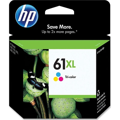HP 61XL High Yield Ink Cartridge - Tri-Color - CH564WN