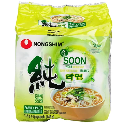 Nongshim Chapagetti Veggie Noodle Soup - 112g