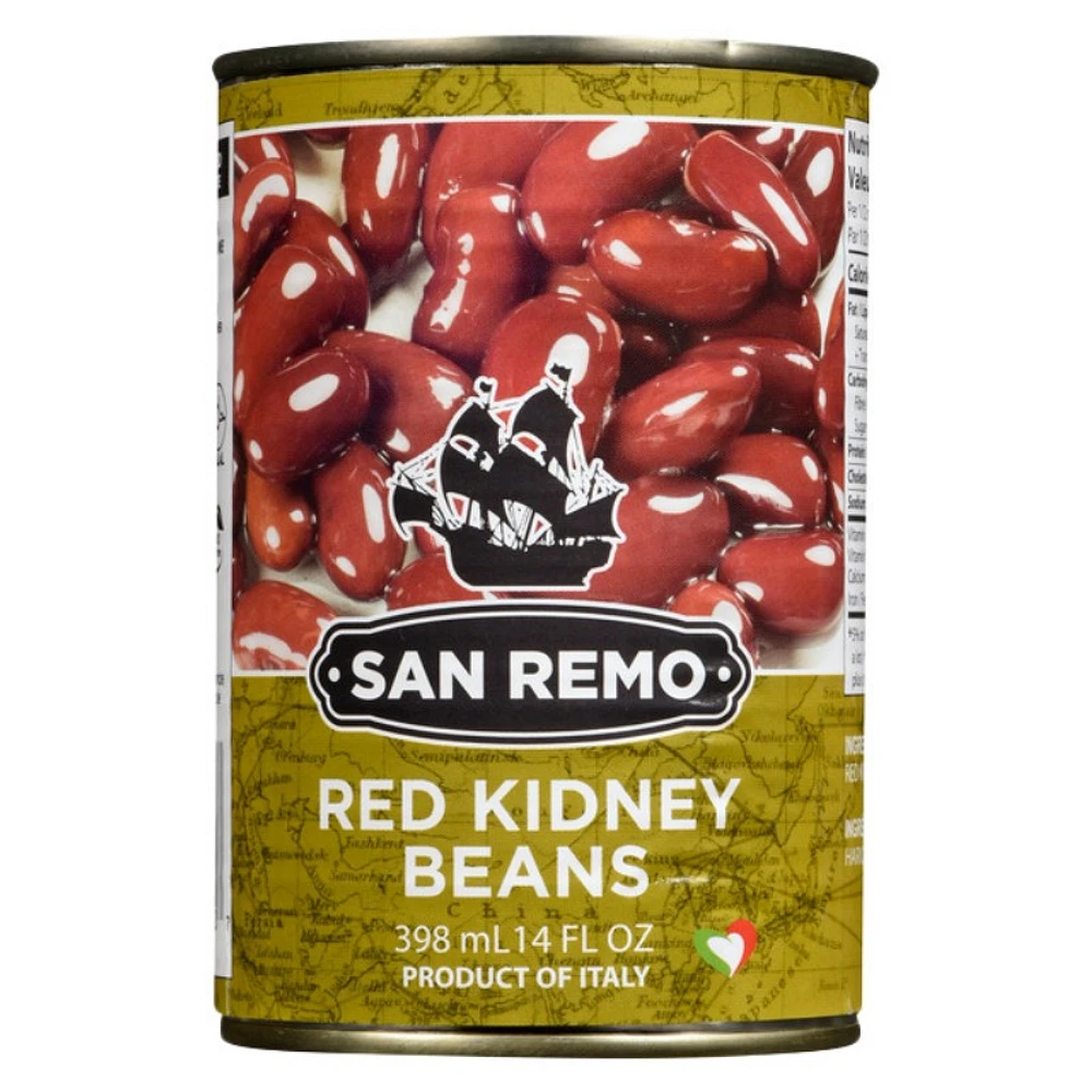 San Remo Red Kidney - No Salt - 398ml