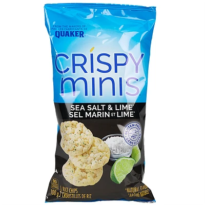 Quaker Crispy Minis - Sea Salt and Lime - 100g