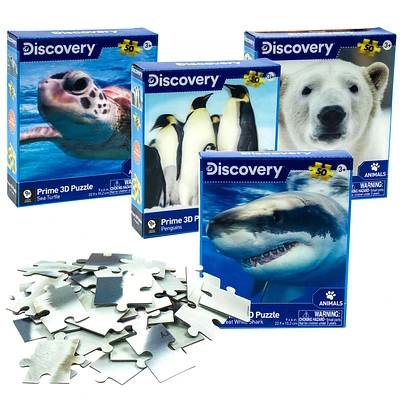 Sea/Polar Animals 3D Puzzle - 50pc