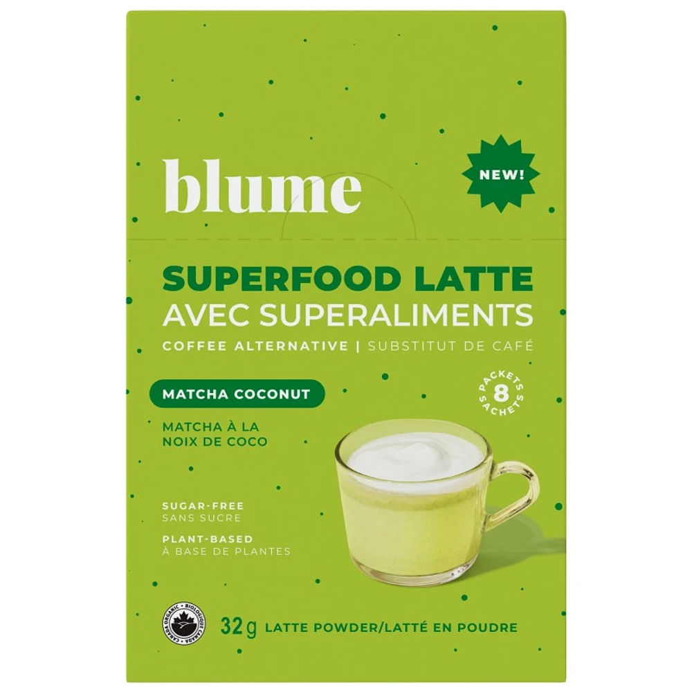 Blume Superfood Latte Blend - Matcha Coconut - 8s