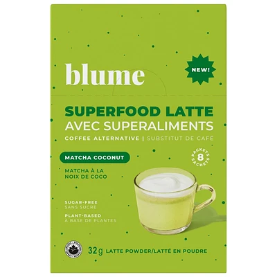 Blume Superfood Latte Blend - Matcha Coconut - 8s