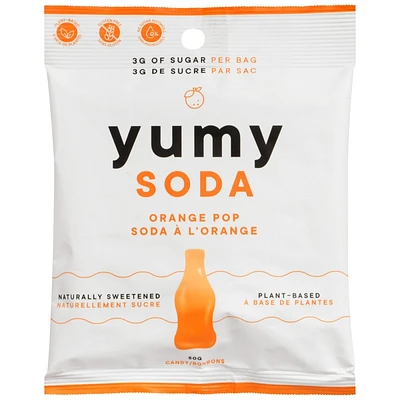 Yumy Soda Orange Pop Bottles - 50g