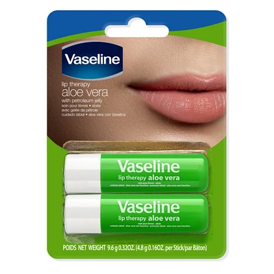 Vaseline Lip Therapy - Aloe Vera - 2 x 4.8g