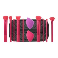 Real Techniques Limited Edition Frost Your Face Make-up Brush and Sponge Set - 12 piece