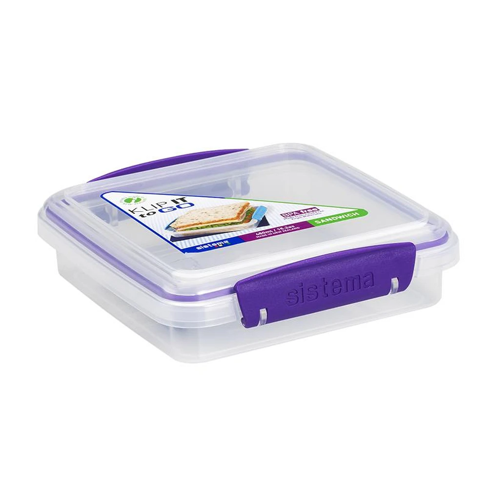 Sistema Sandwich Box To Go - Assorted - 450ml