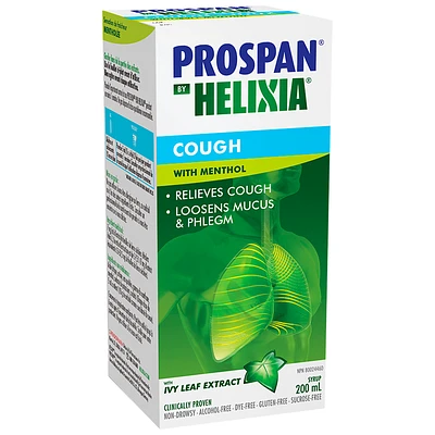 Helixia Prospan Cough Syrup - Menthol - 200ml