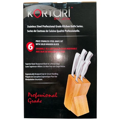 Kortari Knife Block Set - 6 Piece