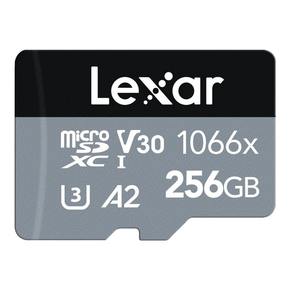 Lexar Professional Silver Series microSDXC UHS-I Memory Card - 256GB - LMS1066256G-BNANU