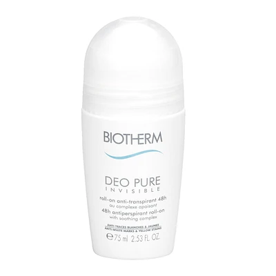 Biotherm Deo Pure Invisible 48 Hour Antiperspirant Roll On - 75ml