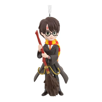 Hallmark Ornaments Harry Potter Christmas Tree Ornament - The Boy Who Lived with His Quidditch Broom