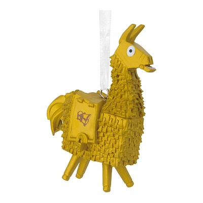 Hallmark Ornaments Fortnite Christmas Tree Ornament - Gold Loot Llama