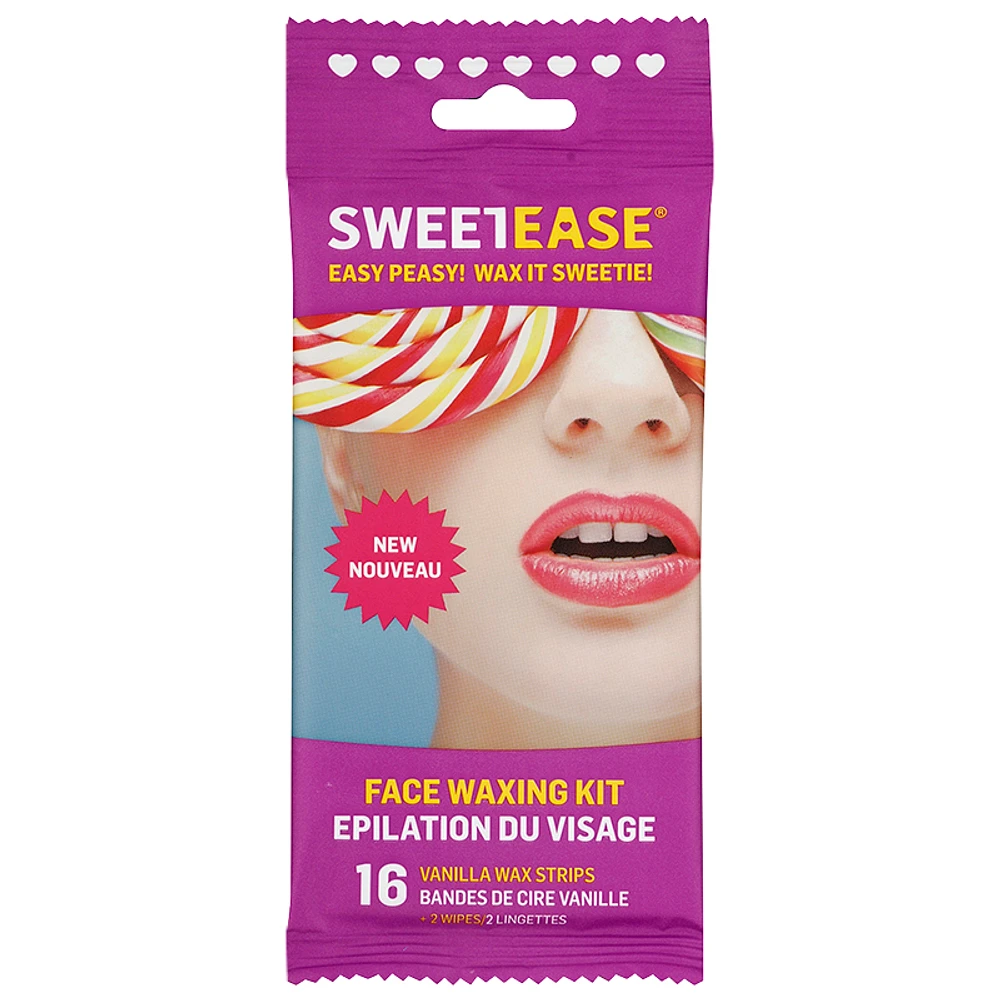 Sweet Ease Face Waxing Kit - 16s