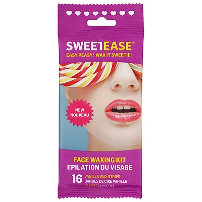 Sweet Ease Face Waxing Kit - 16s