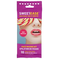 Sweet Ease Face Waxing Kit - 16s