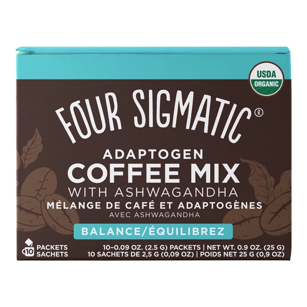 Four Sigmatic Adaptogen Coffee Mix with Ashwagandha - 10s