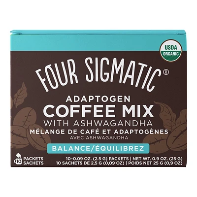 Four Sigmatic Adaptogen Coffee Mix with Ashwagandha - 10s