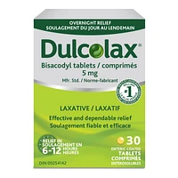 Dulcolax Bisacodyl Tablets - 30s