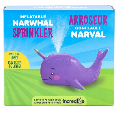 Inflatable Narwhal Sprinkler
