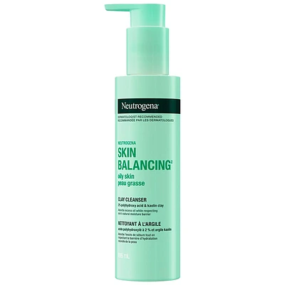 Neutrogena Skin Balancing Clay Cleanser - Oily Skin - 186ml