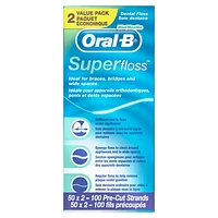 Oral-B Super Floss Value Pack - 2 x 50s