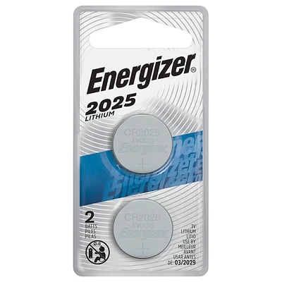 Energizer Lithium Battery - CR2025 - 2 Pack